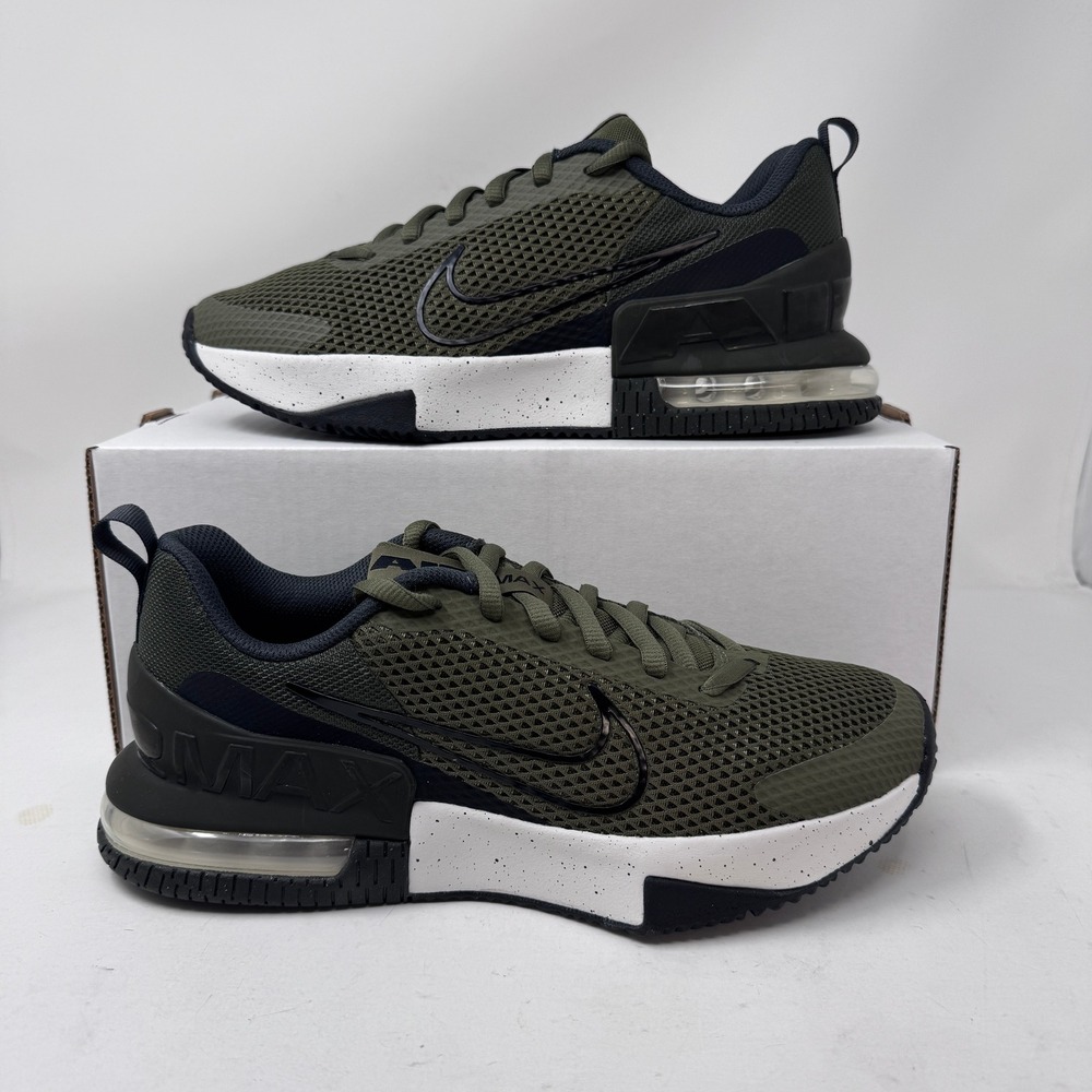 Nike Air Max Alpha Trainer 6 Medium Olive Black Sneakers FQ1833-200 Mens‎ Sz 8
